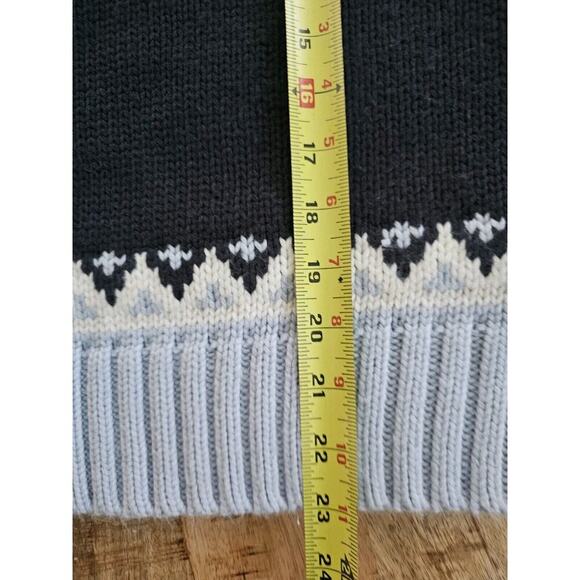 St. Johns Bay Fairisle Turtleneck Sweater Womens Size M Chuncky Knit Nordic - Picture 7 of 11